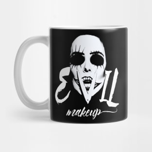 evil makeup Mug